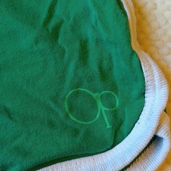 Green & white shorts - Picture 2 of 5